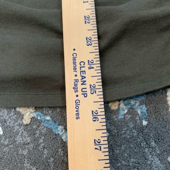 MICHAEL KORS Army Green Scooped Neck Cinched & Zippered LS‎ Women’s Size L - Picture 6 of 7